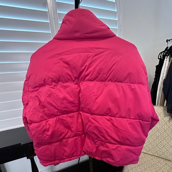 Aqua | Quilted Short Coat Puffer Jacket - Picture 4 of 7